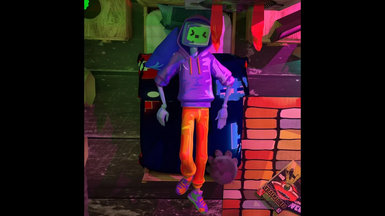 Still from Ek0, a film by Rebecca and Lauren Ketchell